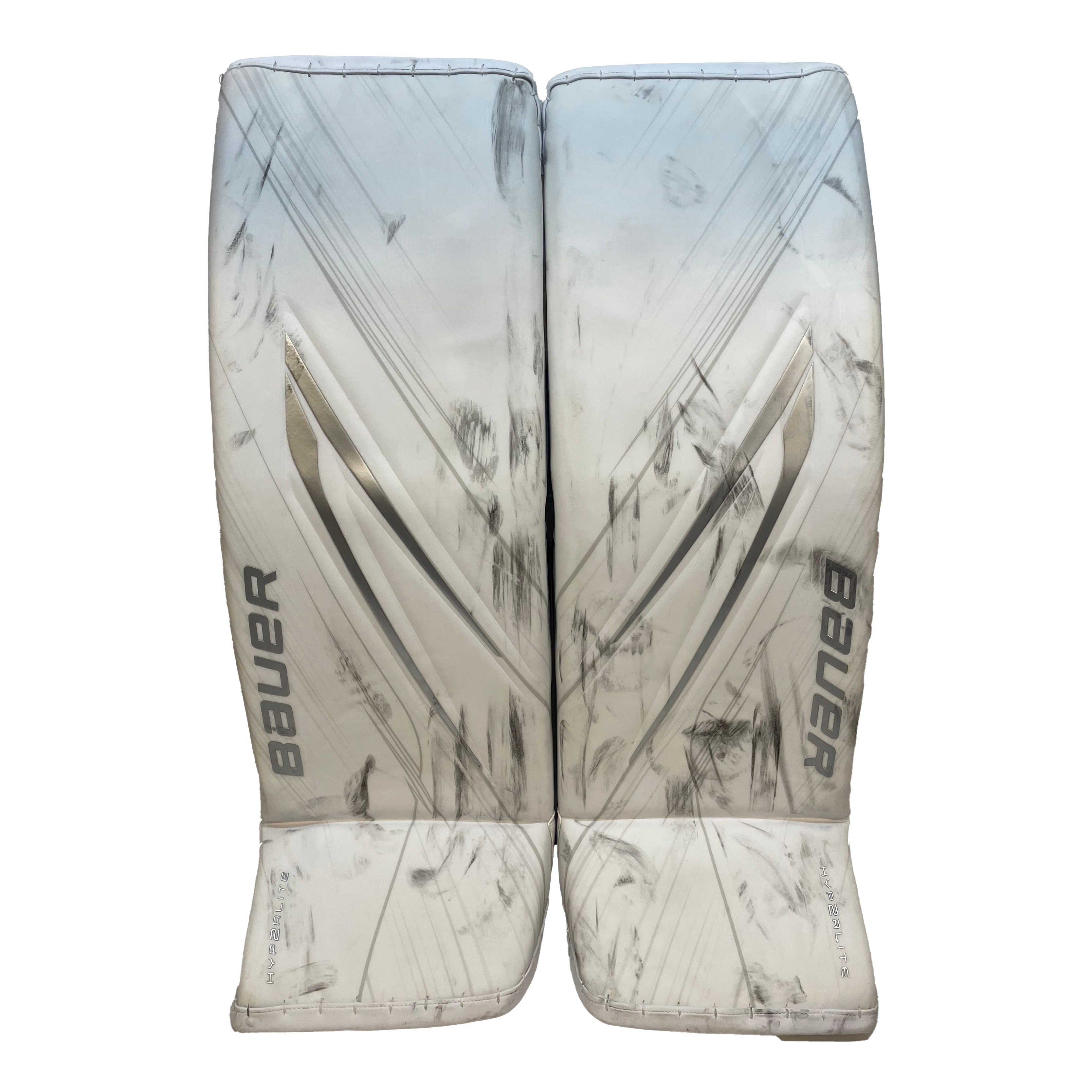 Bauer Vapor Hyperlite 2 - Ensemble de gardien de but complet Pro Stock Senior d'occasion (blanc)